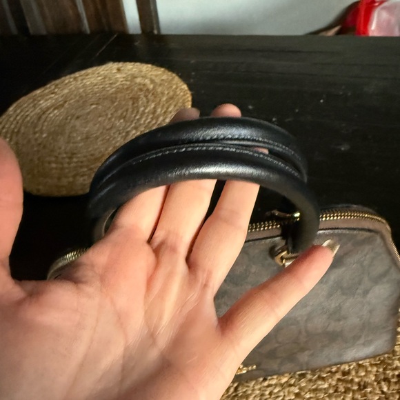 Coach Dark Brown Signature Satchel - Picture 5 of 8